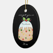 Fruitcake Funny Name Keramik Ornament (Links)