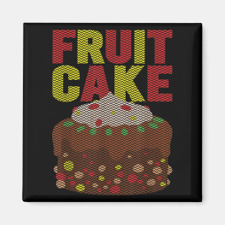 Fruitcake Funny Ugly Christmas Magnet