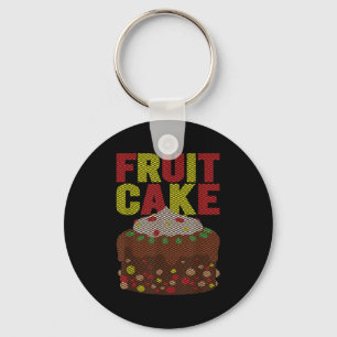 Fruitcake Funny Ugly Christmas Schlüsselanhänger