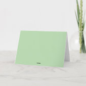 Fruitcake Holiday Card Karte (Rückseite)