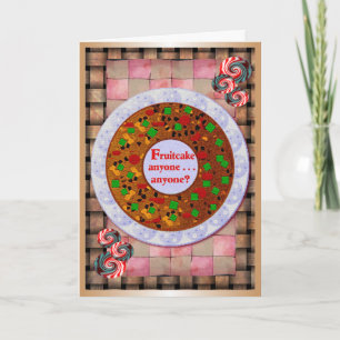 Fruitcake Holiday Cards Feiertagskarte