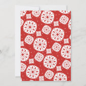 Fruitcake Weihnachtsmannmütze Party Weihnachts Ein Einladung (Rückseite)