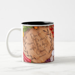Fruitful Inspiration Motivierend Zitate Zwei-Tone Zweifarbige Tasse