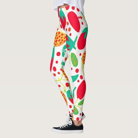 Fruitful Palette Vivid Pattern Leggings (Links)