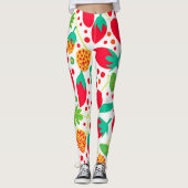 Fruitful Palette Vivid Pattern Leggings (Vorderseite)