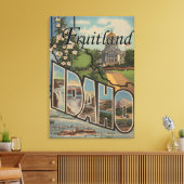 Fruitland, Idaho - Große Briefmarkenszenen Leinwanddruck (Insitu (Wohnzimmer))
