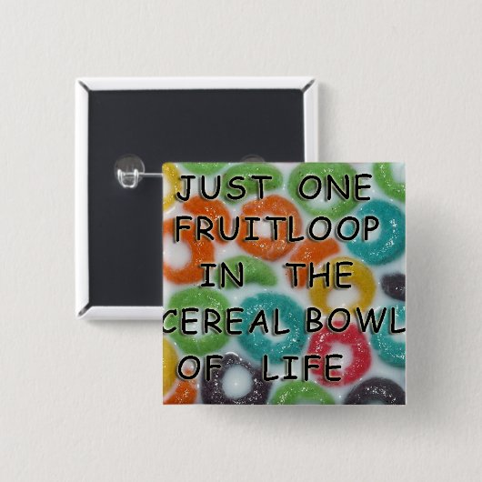 Fruitloop Knopf Button (Vorne & Hinten)
