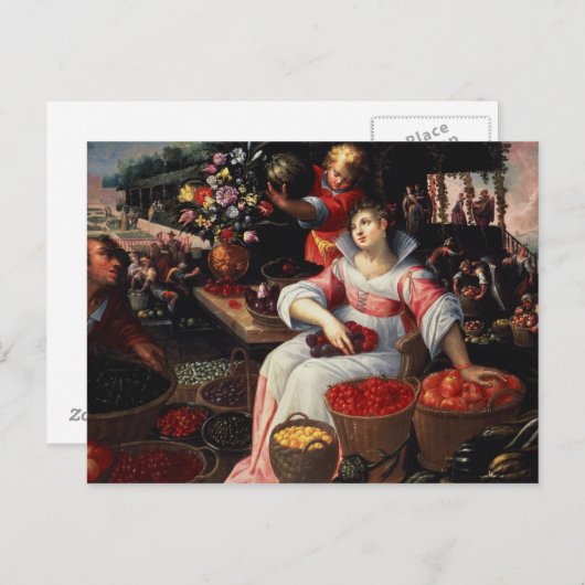 Fruitmarket , 1590 postkarte (Vorne/Hinten)