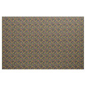 Fruitopia Print, Frische Früchte auf schwarzem Bod Stoff (Yard (91,4 cm))