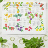 Fruits and Veggies - Calendar 2021 Geschirrtuch (Gefaltet)