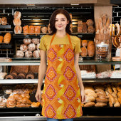 Fruits and zest orange apron schürze