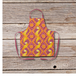 Fruits and zest rose pink apron schürze