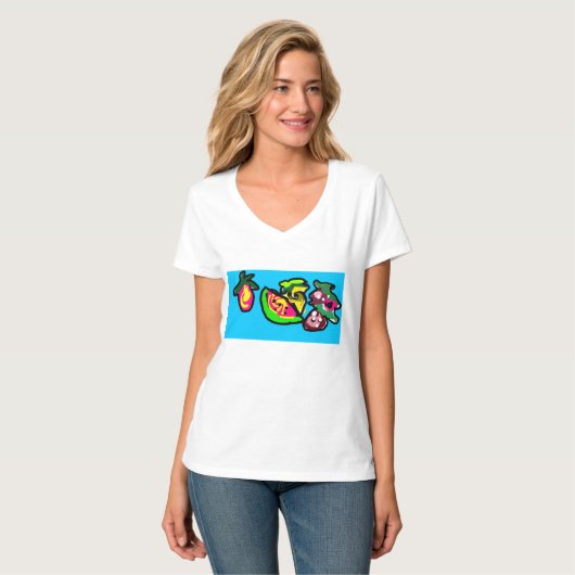 Fruits art fun  T-Shirt (Vorderseite Vollansicht)