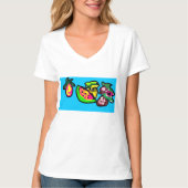 Fruits art fun  T-Shirt (Vorderseite)