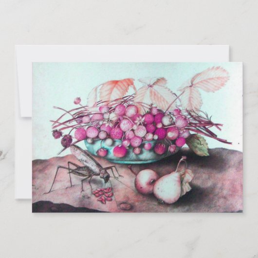 FRUITS DER SAISON 3,rosa blaues Schwarz Ankündigung (Vorderseite)