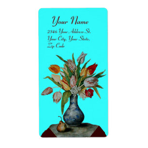 FRUITS DER SAISON - TULIPS-blaue Turquase