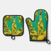 Fruits fusion  ofenhandschuh & Topflappen-Set (Vorderseite)