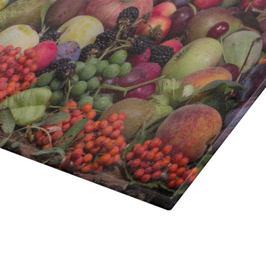 Fruits Graphic Background Schneidebrett (Ecke)