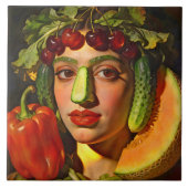 Fruits of Expression – A Surreal Portrait Fliese (Vorderseite)