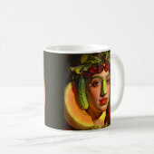 Fruits of Expression – A Surreal Portrait Kaffeetasse (VorderseiteRechts)