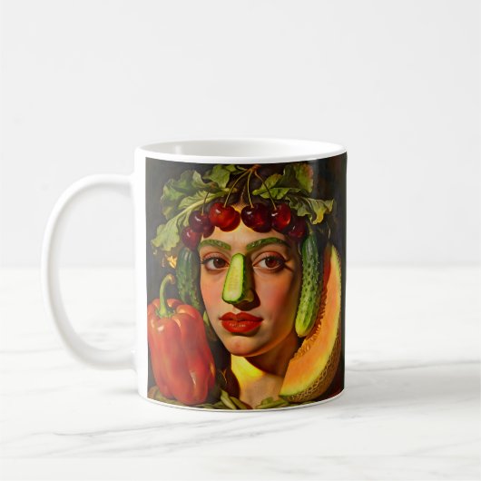Fruits of Expression – A Surreal Portrait Kaffeetasse (Links)