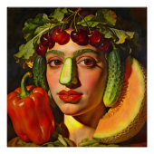Fruits of Expression – A Surreal Portrait Poster (Vorderseite)