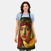 Fruits of Expression – A Surreal Portrait Schürze (Getragen)