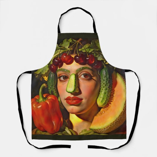 Fruits of Expression – A Surreal Portrait Schürze (Vorderseite)