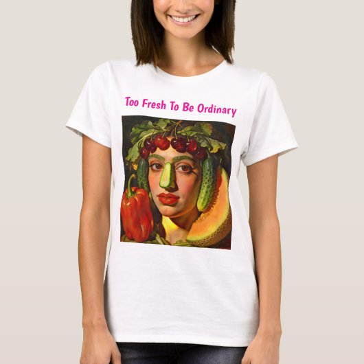 Fruits of Expression – A Surreal Portrait T-Shirt (Vorderseite)