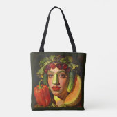 Fruits of Expression – A Surreal Portrait Tasche (Rückseite)