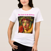 Fruits of Expression – A Surreal Portrait Tri-Blend Shirt (Vorderseite)
