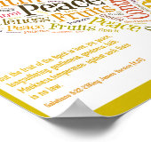 Fruits of the Spirit poster (Ecke)