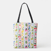 Fruits Pattern Food Summer Elegant Stylish Tasche (Rückseite)