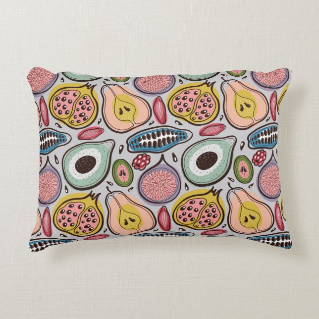 Fruits seamless pattern dekokissen (Vorderseite)