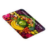 Fruits Vegetables Healthy Food Nutrition Reminder Magnet (Rechte Seite)