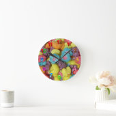 Fruity Cereal Runde Wanduhr (Zuhause)