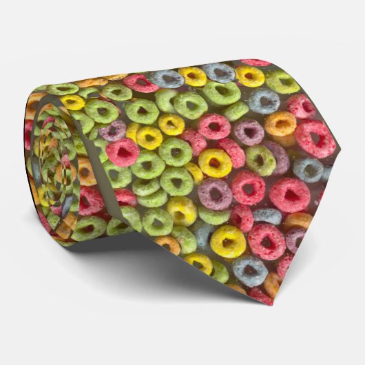 Fruity Cereal tie Krawatte (Gerollt)