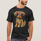 Fruity Feline Fun Fruit Loops Cat T-Shirt (Vorderseite)