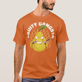 Fruity Gangsta Fruit Lover Birne Frische Früchte M T-Shirt
