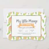 Fruity Little Mango Einladung (Vorderseite)