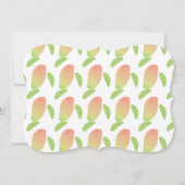 Fruity Little Mango Einladung (Rückseite)