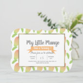 Fruity Little Mango Einladung (Stehend Vorderseite)