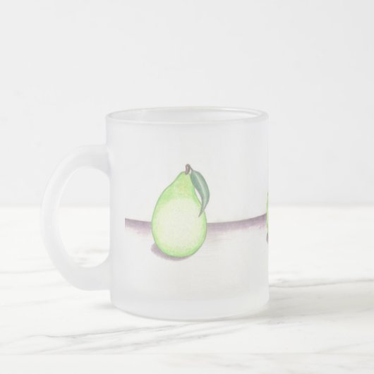 FRUITY PEAR Tasse (mattiertes Glas) (Links)