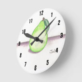 FRUITY PEclock Runde Wanduhr (Winkel)