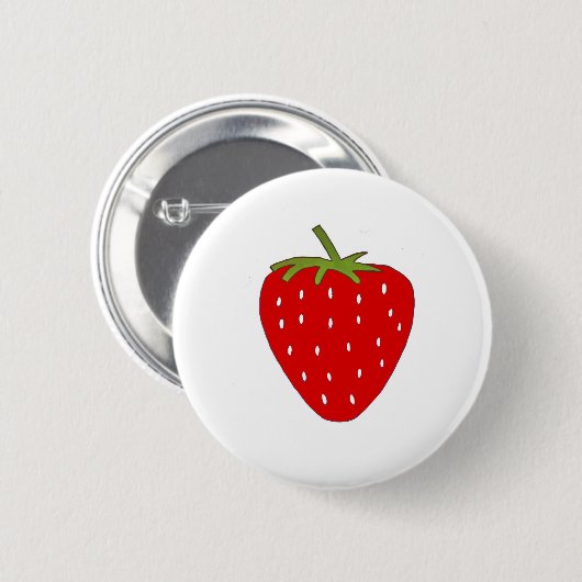 Fruity Strawberry Button (Vorne & Hinten)