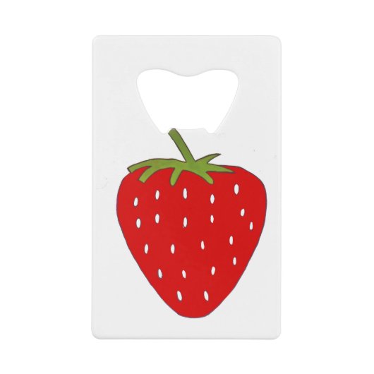 Fruity Strawberry Geldbeutel Flaschenöffner (Vorderseite)