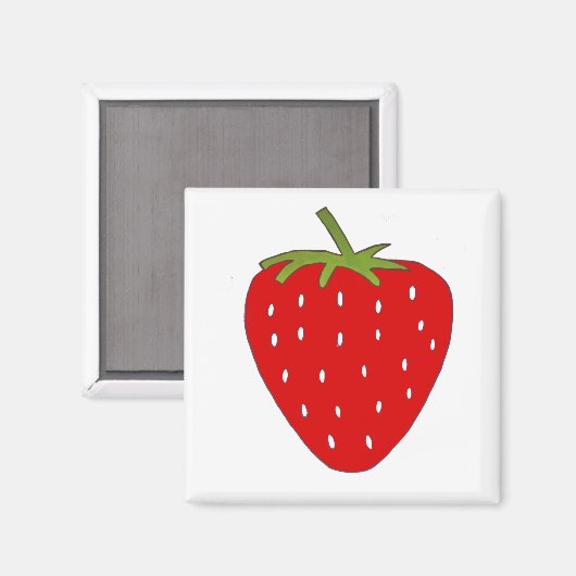 Fruity Strawberry Magnet (Vorderseite/Rückseite)