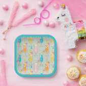 Fruity Tiki Beverages Pappteller (Party)