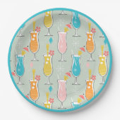 Fruity Tiki Beverages Pappteller (Vorderseite)