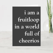Fruityloop Karte (Vorderseite)
